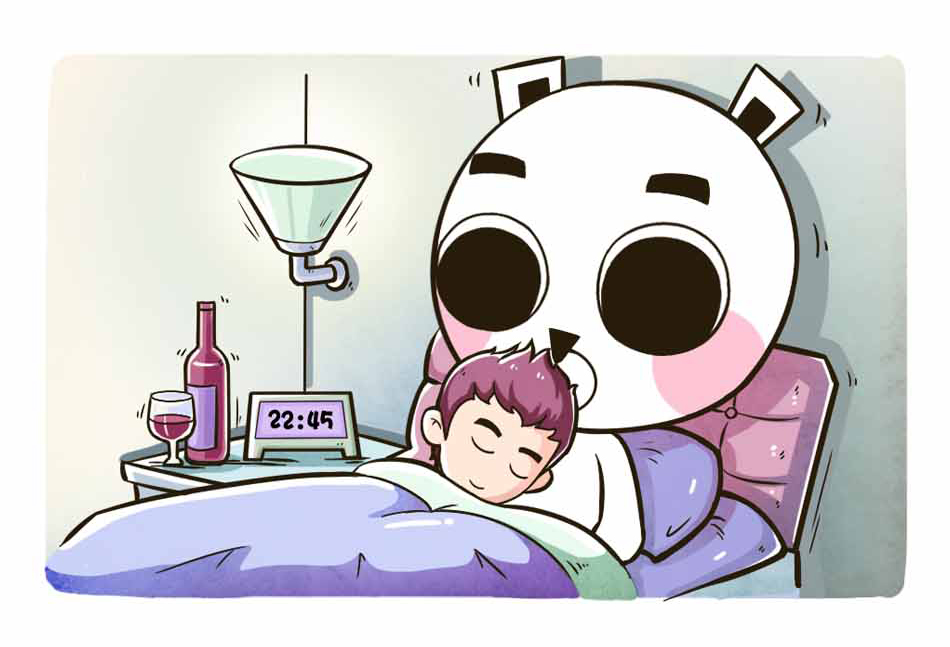 装着心事的人晚上睡不着